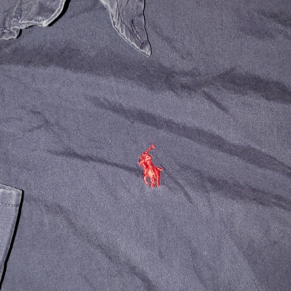 Navy Ralph Lauren Long Sleeve Sz M B29 - Picture 3 of 5